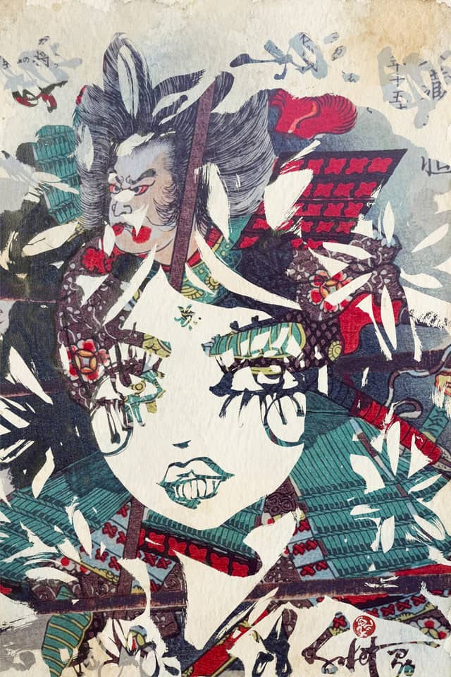 Kabuki Yoroi 2026 Sabet 12" x 18" Giclée