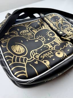 Snoozy x Blue Alien Bunny 2026 Sabet Hand-Painted Bag — thumbnail 4