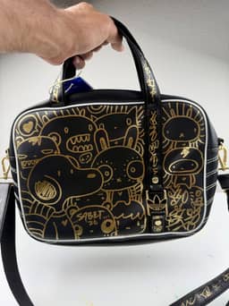 Snoozy x Blue Alien Bunny 2026 Sabet Hand-Painted Bag — thumbnail 5