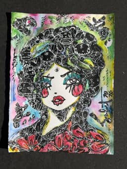 All of the Love 2026 Sabet 22" x 33" Original — thumbnail 1