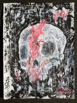 Rebirth 2026 Sabet 22" x 30" Original — thumbnail 1