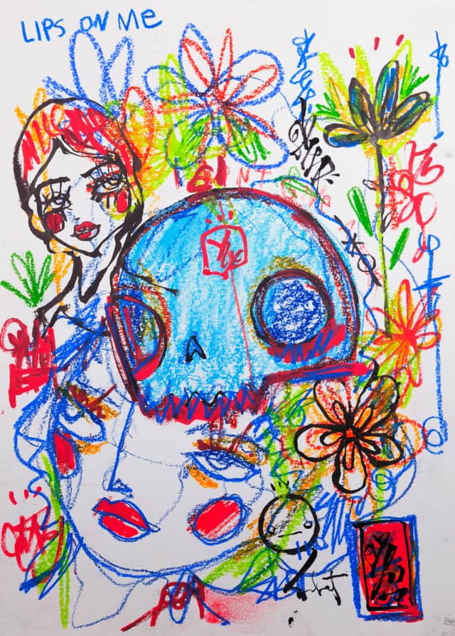 Lips on Me 2026 Sabet 11" x 14" Original