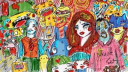 Dreamers Dream 2026 Sabet Mixed Media Original — thumbnail 2
