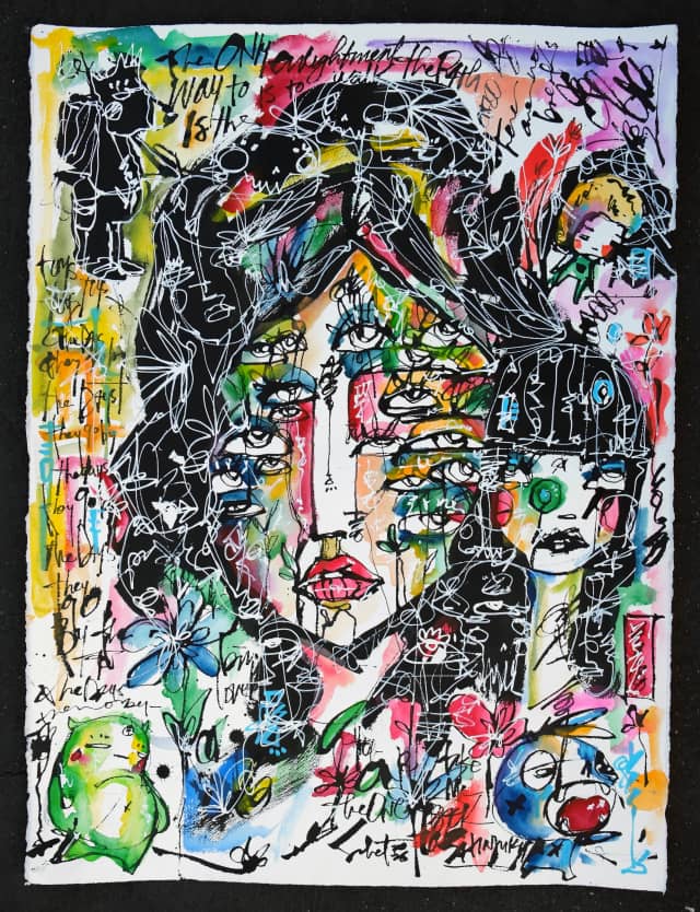 X Ray Vision 2026 Sabet 22" x 30" Original