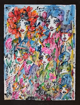 Finer Things 2026 Sabet 22" x 30" Original — thumbnail 1