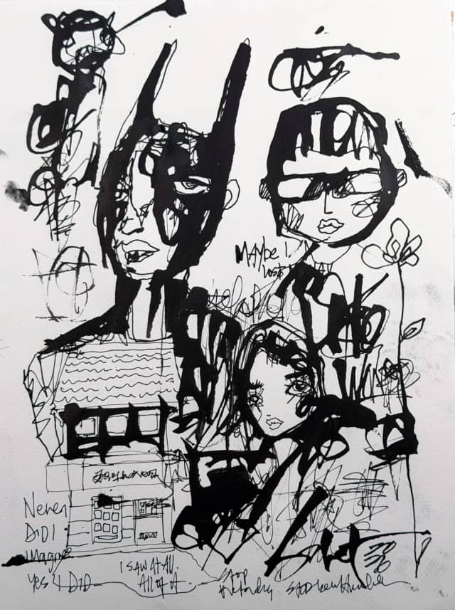 Imagine 2026 Sabet 9" x 12" Original 2026 Sabet 9" x 12" original