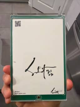 Untitled 2026 Sabet Signed Postcard — thumbnail 2