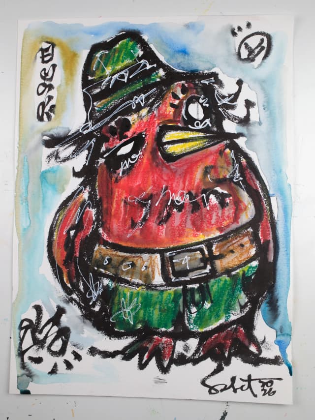 Dodo Red 2026 Sabet 11" x 15" Original