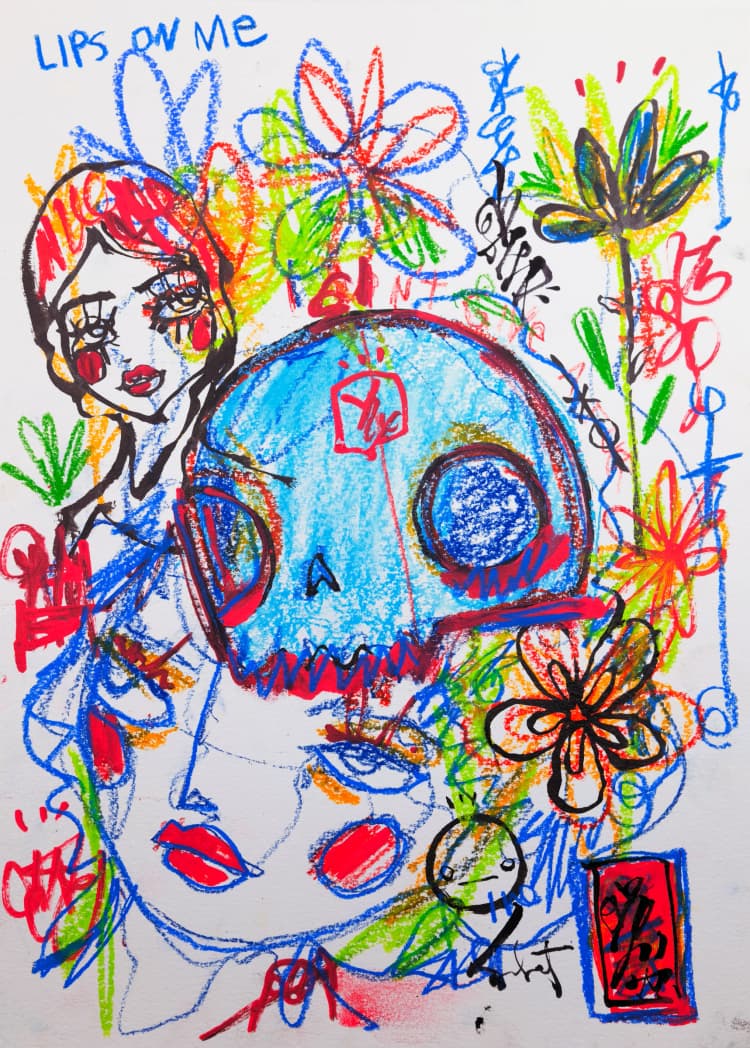 Love Struck 2026 Sabet 11" x 14" Original