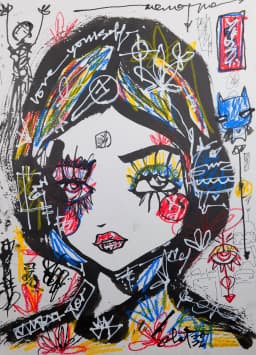 Interscope 2026 Sabet 11" x 14" Original