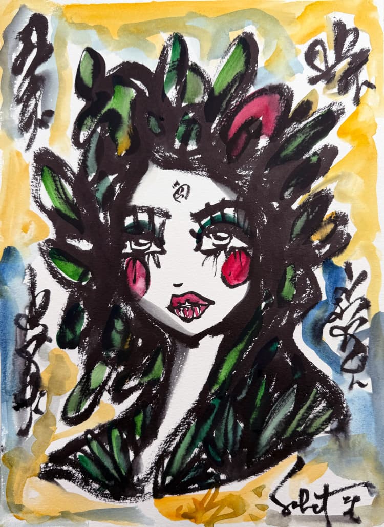 Earth 2026 Sabet Original 11" x 15"