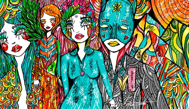 Timeless 2026 Sabet 12" x 18" Giclée
