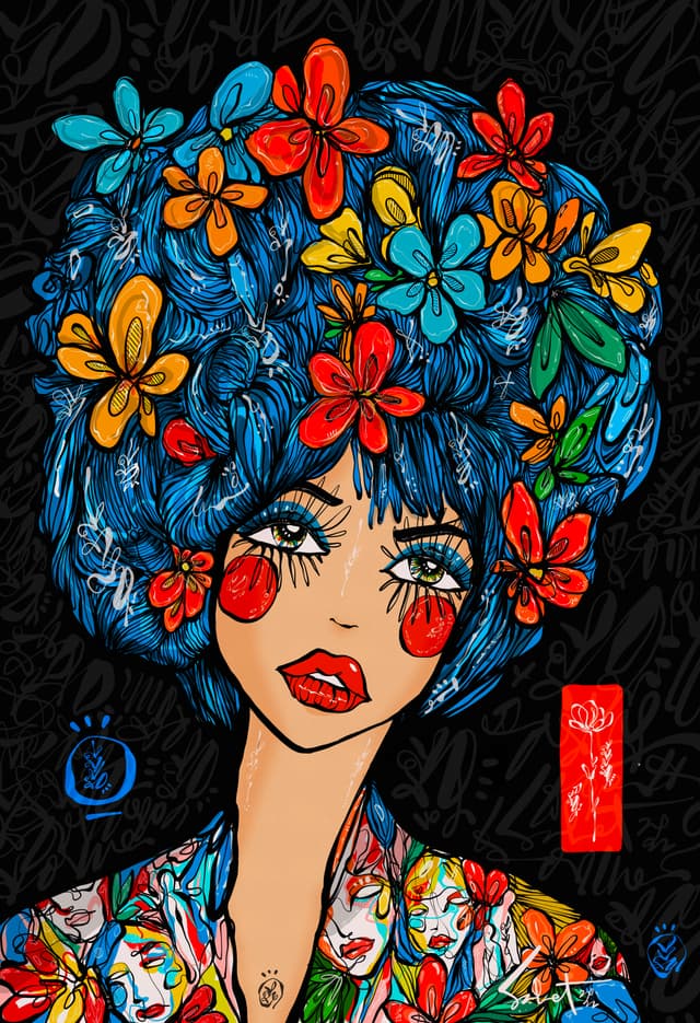 Flora Frequency 2026 Sabet 12" x 18" Gallery Canvas