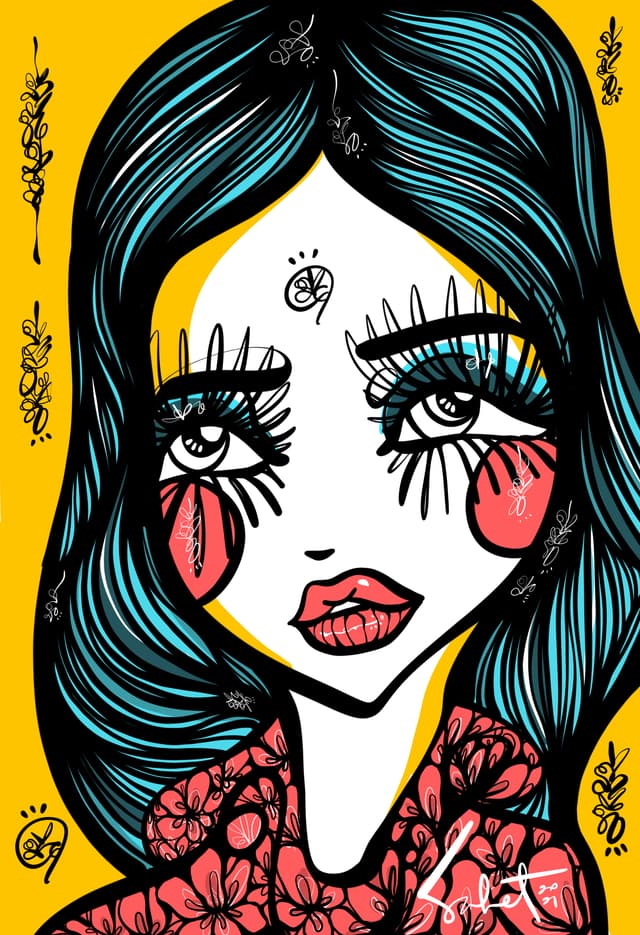 Lollipop 2026 Sabet 12" x 18" Gallery Canvas