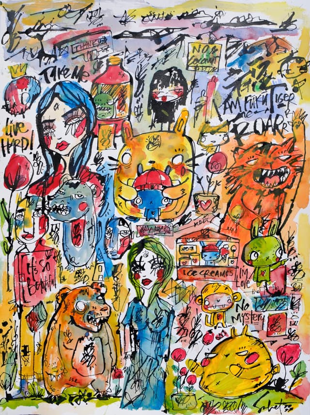 Fuku Roar 2026 Sabet 12" x 18" Giclée