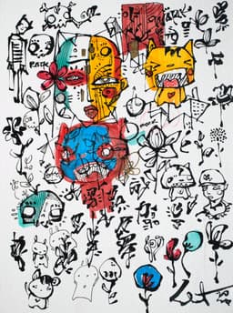 Wild Things 2026 Sabet 9" x 12" Original