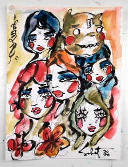 Shake 2026 Sabet 9" x 12" original