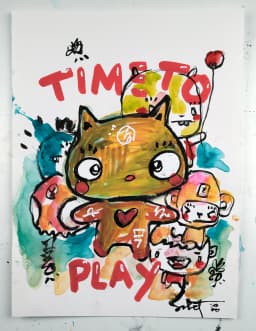 Playtime 2026 Sabet 9" x 12" original