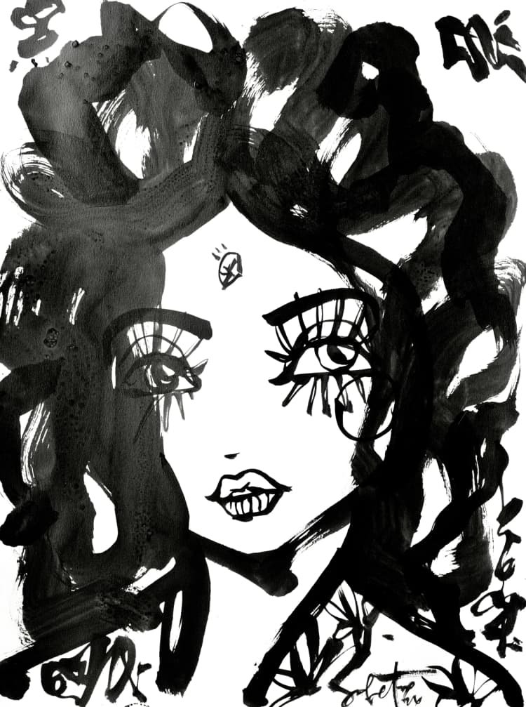 Tootie 2026 Sabet 12" x 18" Giclée