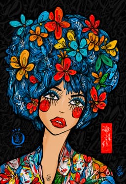 Flora Frequency 2026 Sabet 12" x 18" Gallery Canvas