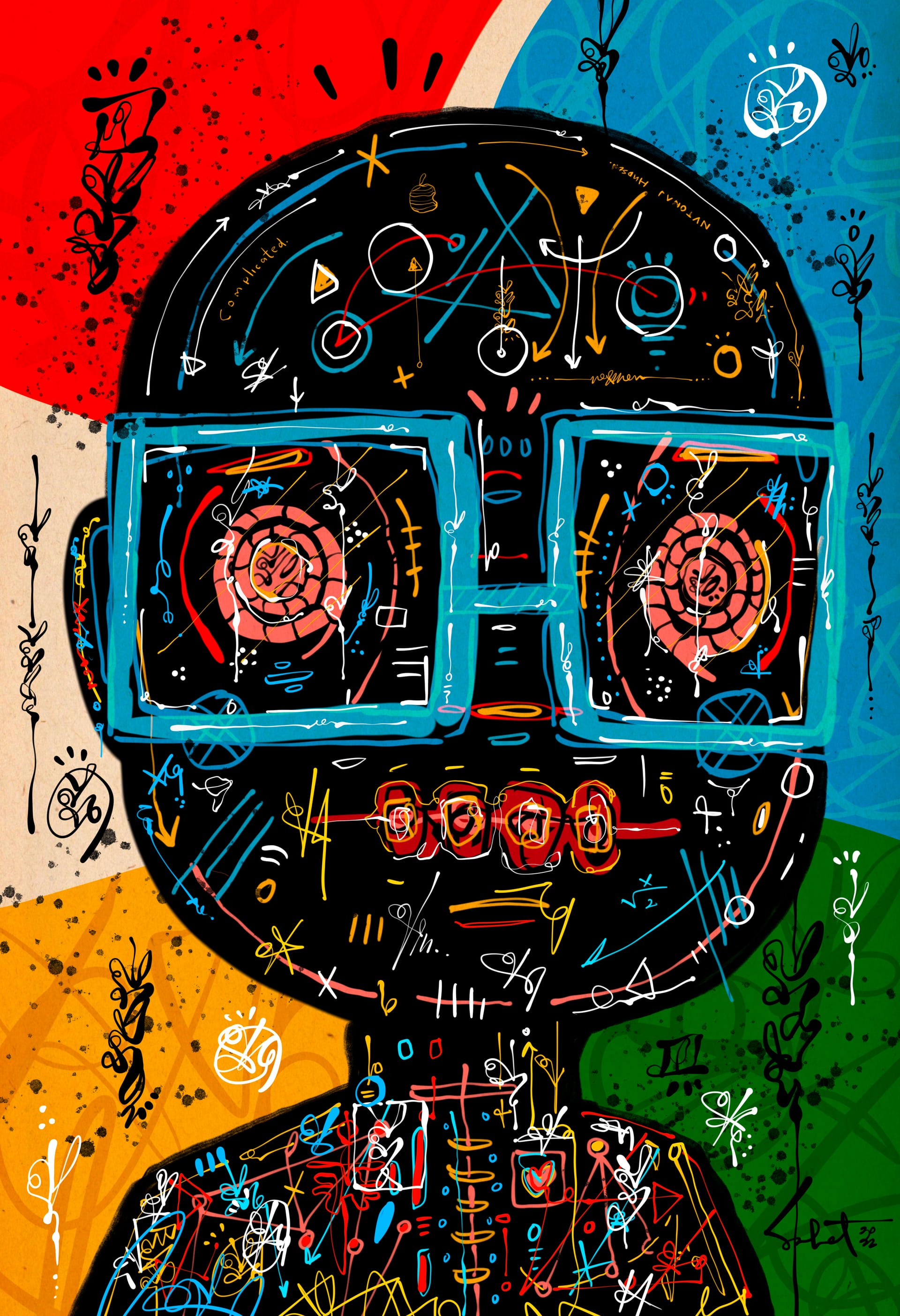 Source One 2021 Sabet 13" x 19" Signed Print — banner