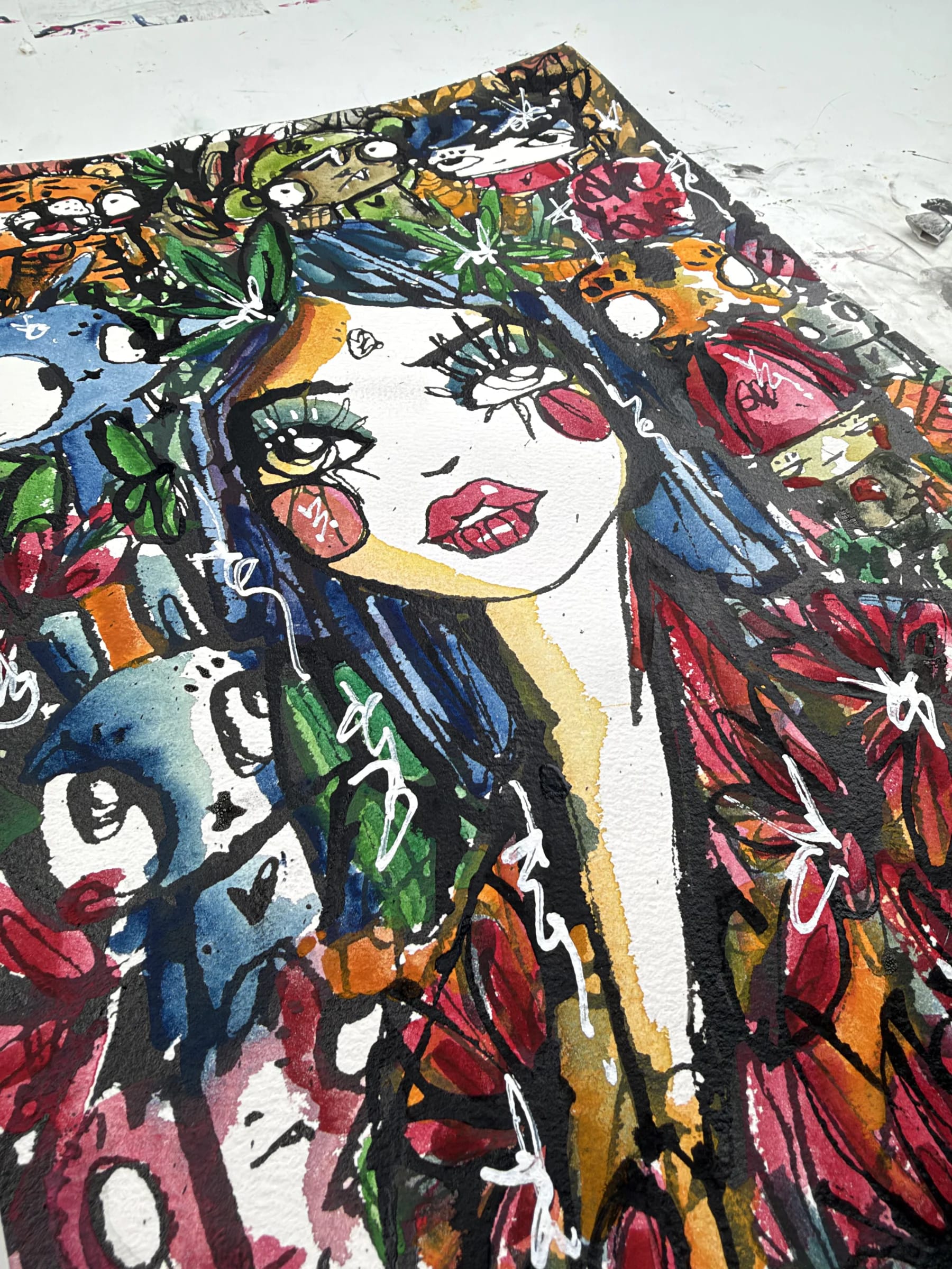 Wild Streams 2026 Sabet 10" x 14" Original — banner