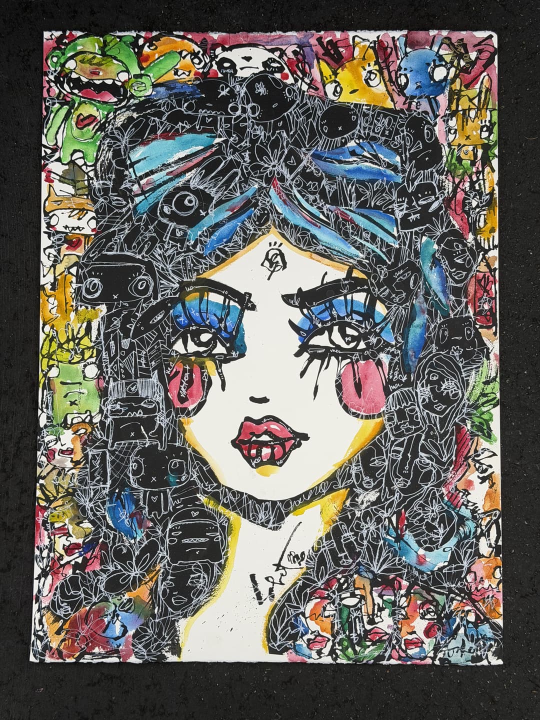 Panda 2026 Sabet 22" x 33" Original