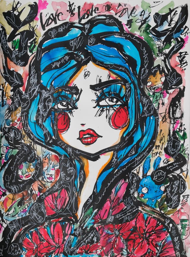 Blue Wonder 2026 Sabet Signed Print Edition of 10 13" x 19" #1