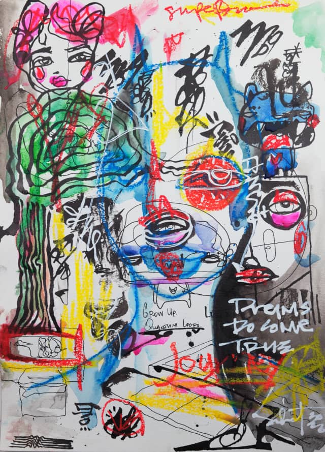 Quantum Loops 2026 Sabet 13" x 19" Signed Print