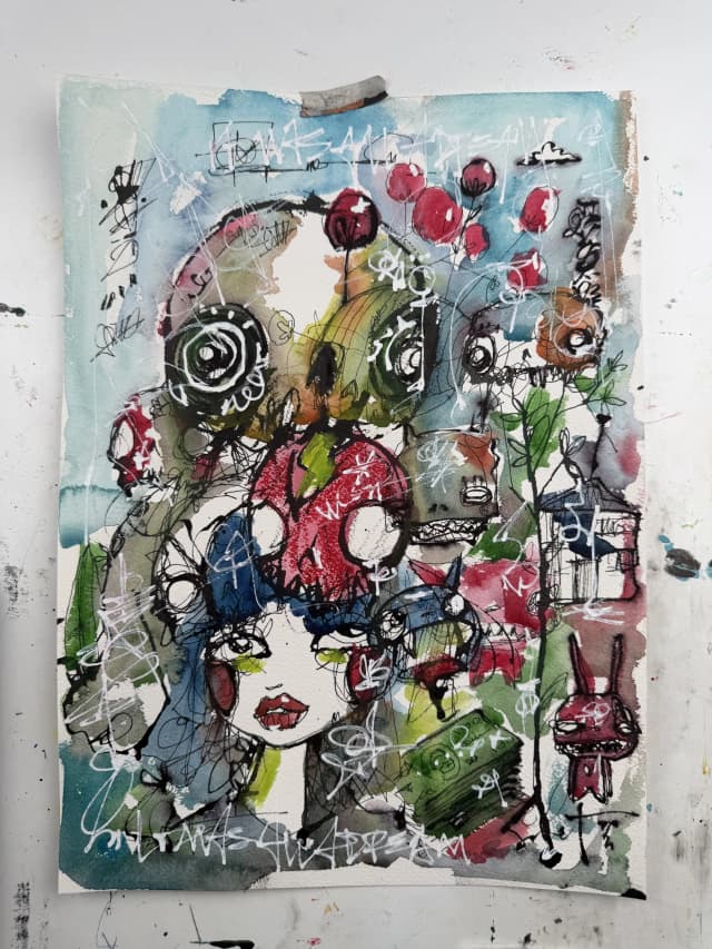 It was all a dream 2026 Sabet Original 11" x 14"