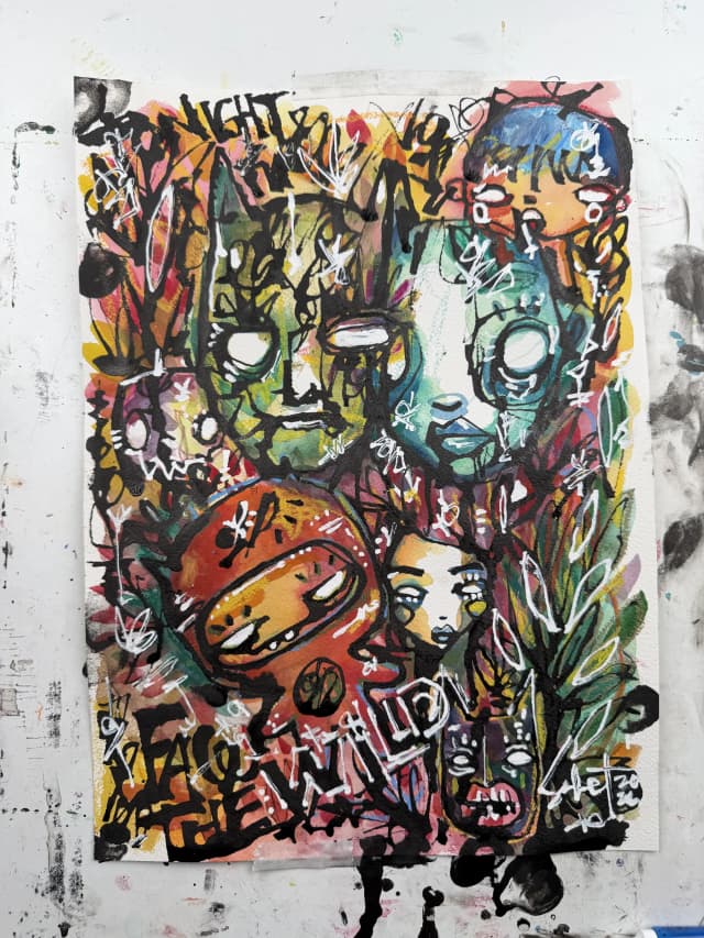 Face The Wild 2026 Sabet Original 11" x 14"