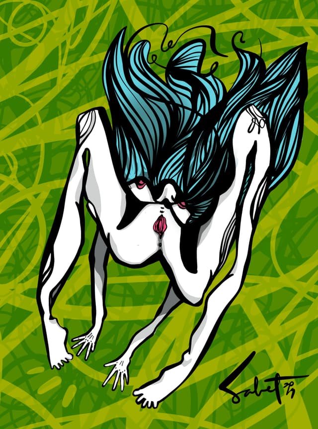Fractile 2026 Sabet 12" x 18" Giclée
