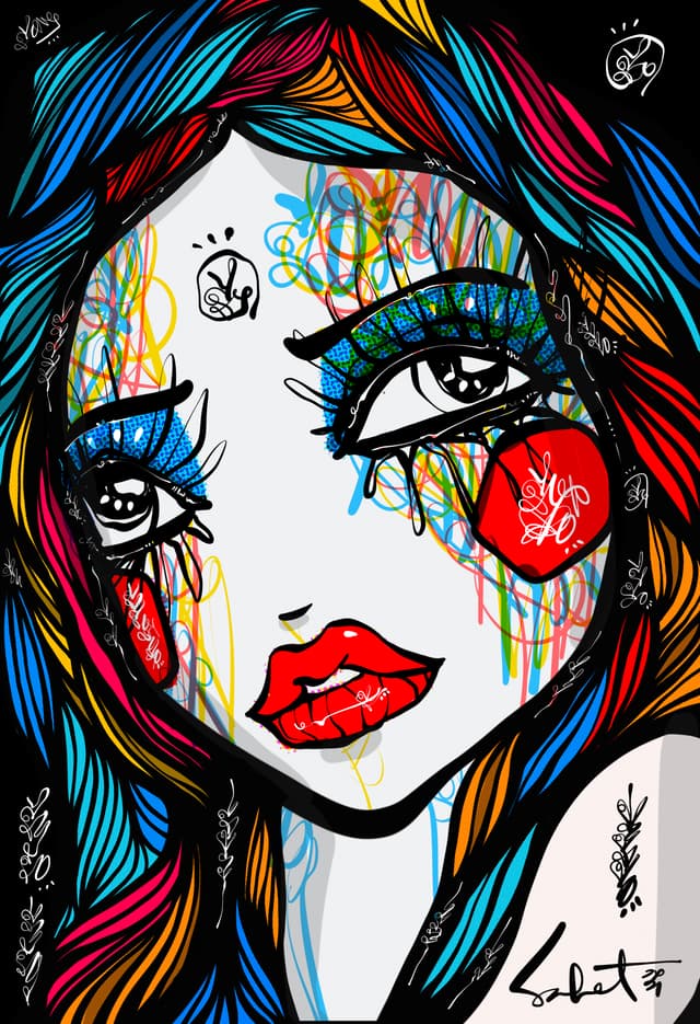 Delousions 2026 Sabet 12" x 18" Giclée