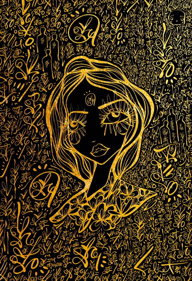 Lovescript Brilliance 2026 Sabet 20" x 30" Gallery Canvas