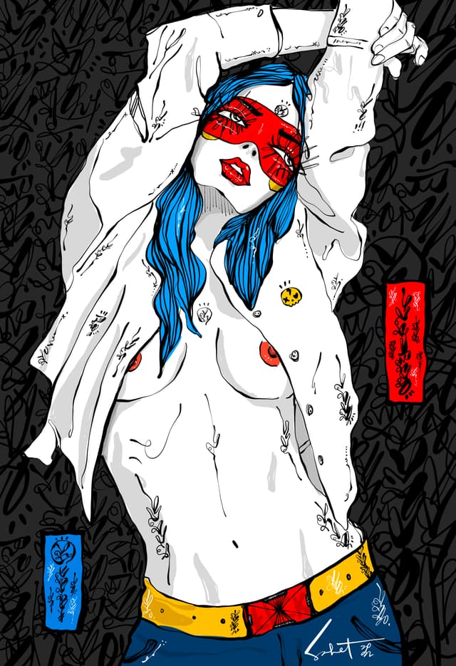 Lucky 2026 Sabet 12" x 18" Giclée
