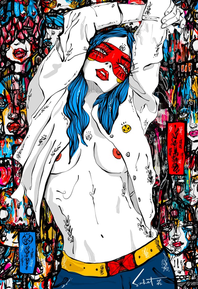 Lucky AF 2026 Sabet 20" x 30" Gallery Canvas
