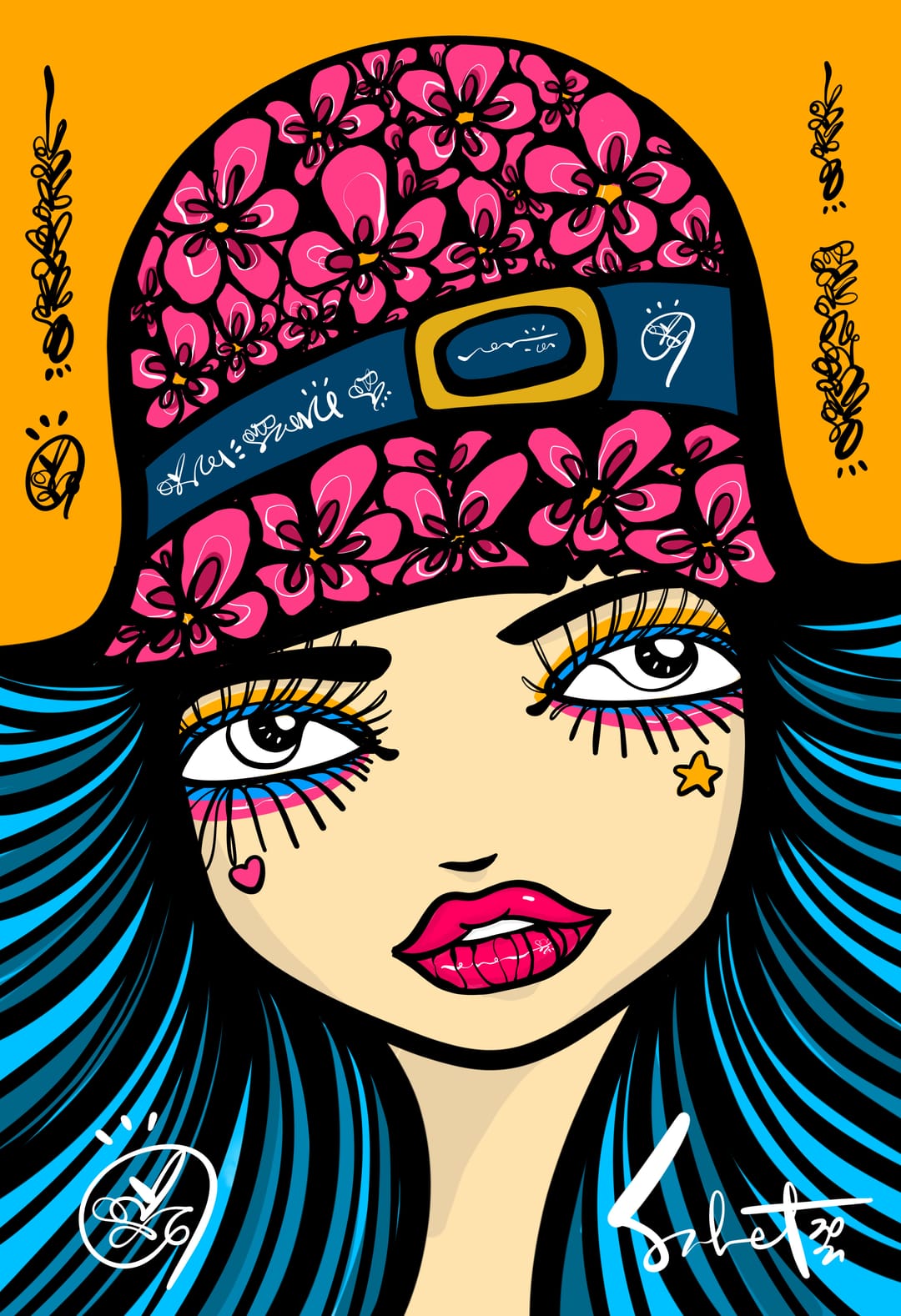Nara 2026 Sabet 12" x 18" Giclée