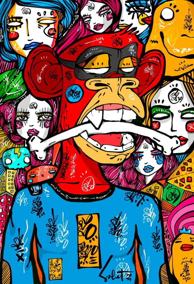 Primal Red 2026 Sabet 12" x 18" Giclée