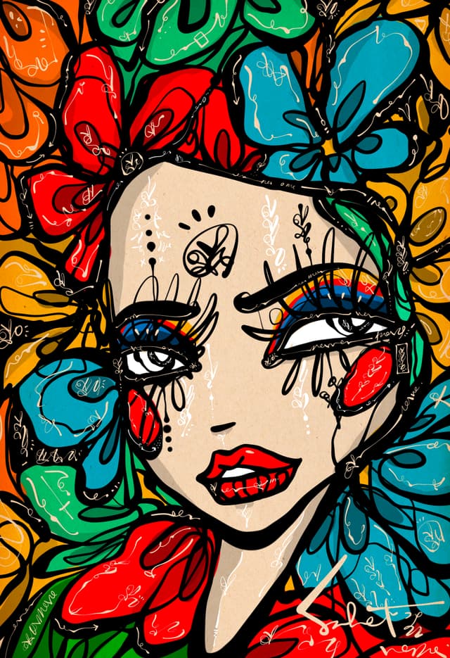 Strawberry shortcake 2026 Sabet 12" x 18" Giclée