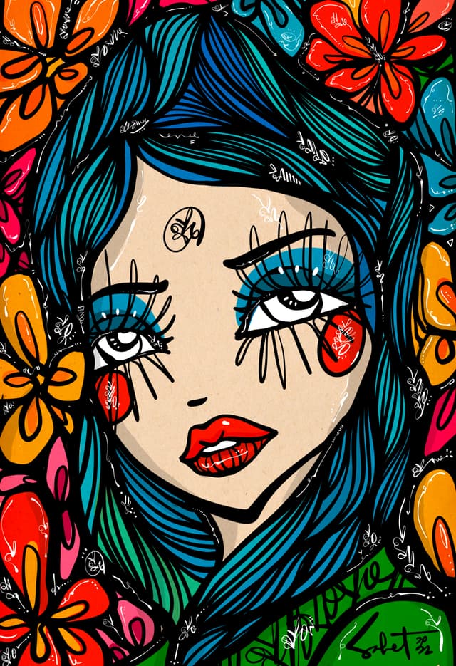 Sunset Rose 2026 Sabet 12" x 18" Giclée