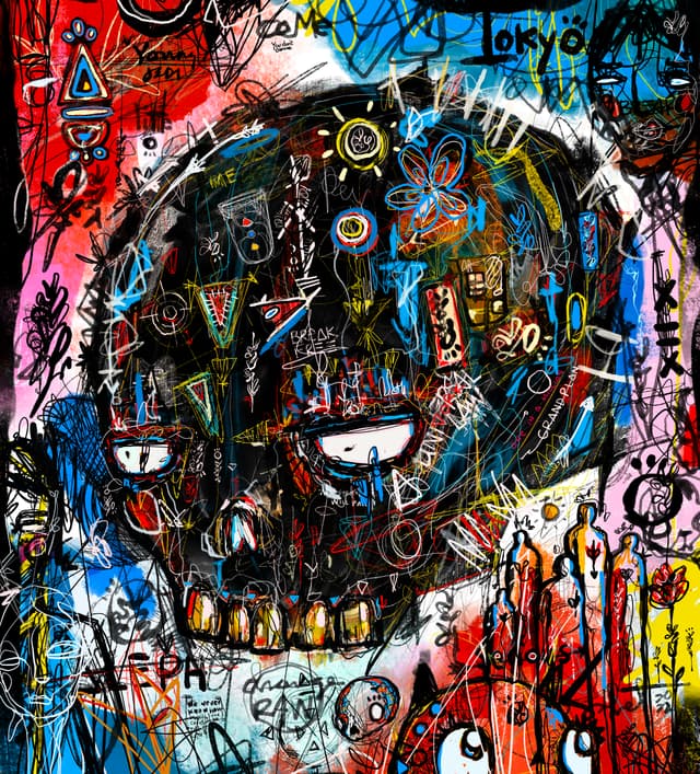 TOKYO HUSTLE 2026 Sabet 12" x 18" Giclée