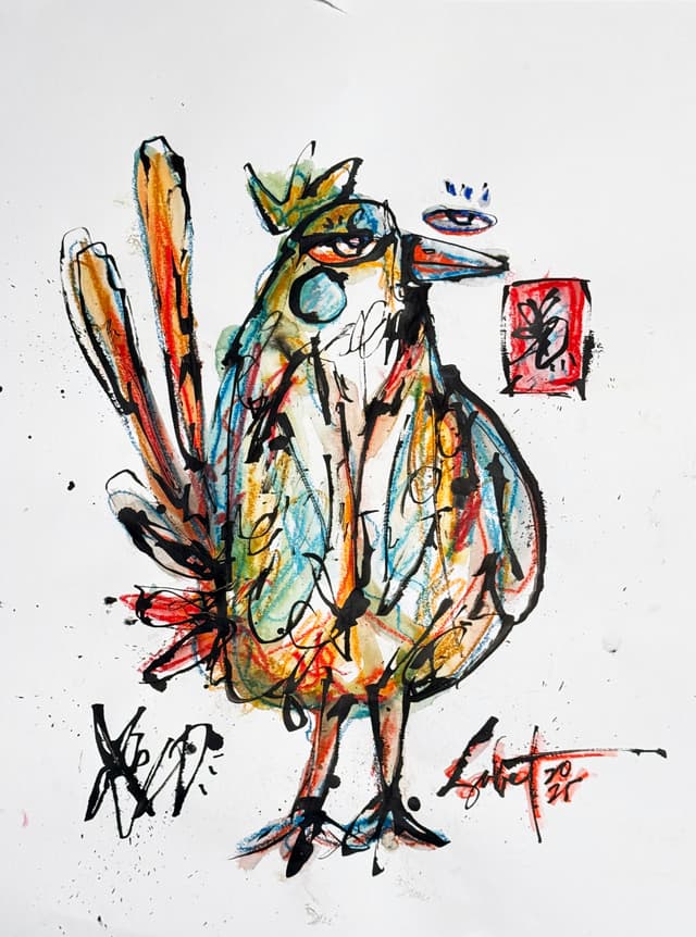 Dodo Heart 2026 Sabet 20" x 30" Gallery Canvas