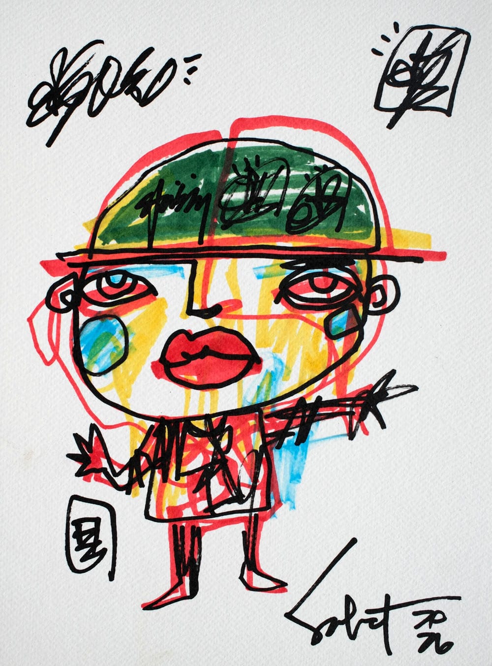 Booboo 2026 Sabet 9" x 12" Original