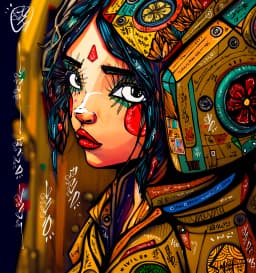 Stardust 2023 Sabet 13" x 19" Mixed Media Original