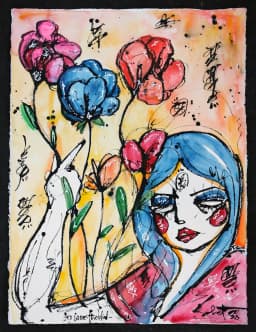 Sky Fall 2026 Sabet 22" x 30" Original