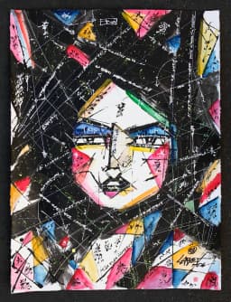The Architect 2026 Sabet 22" x 30" Original
