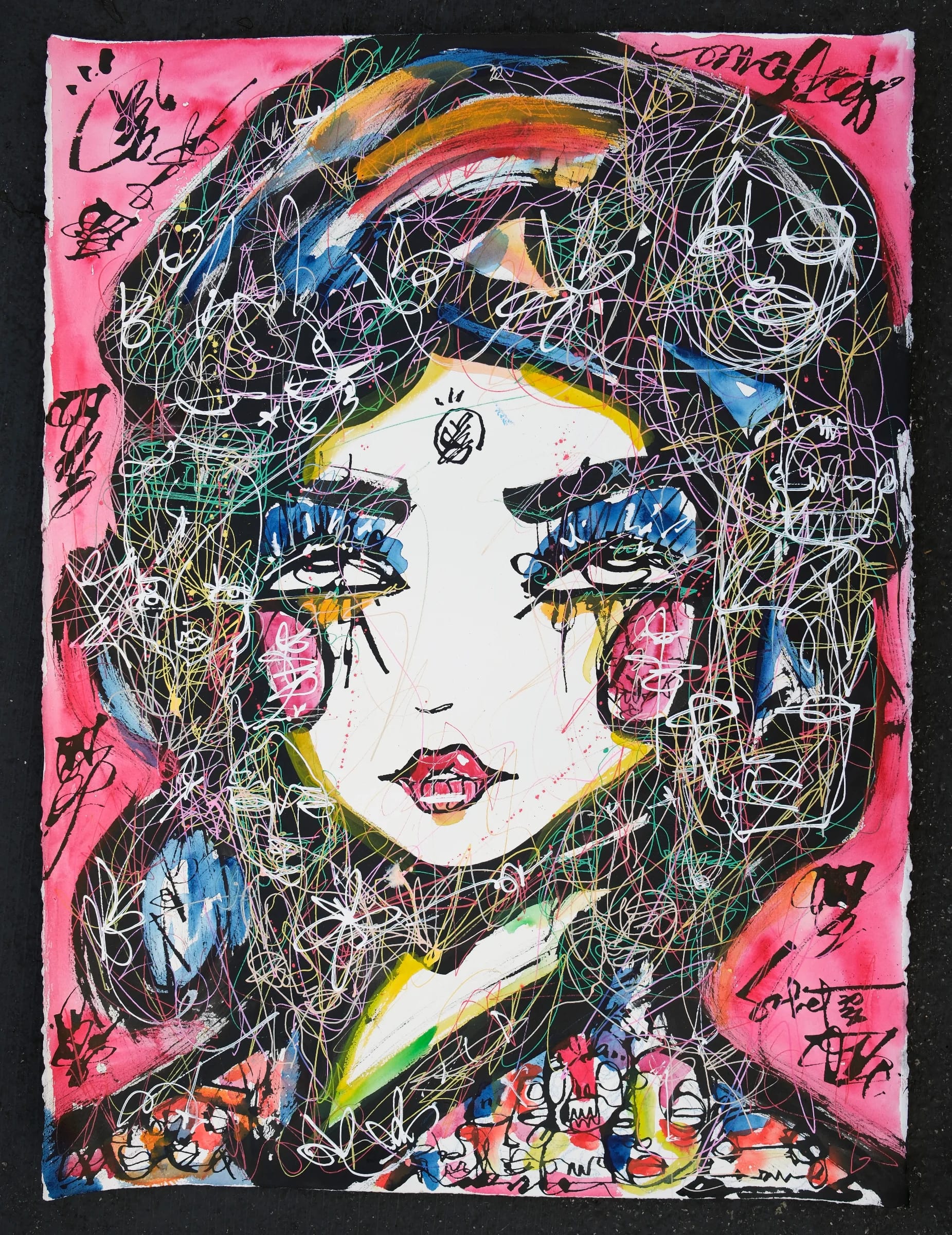 Fusion Flux 2026 Sabet 22" x 30" Original — banner