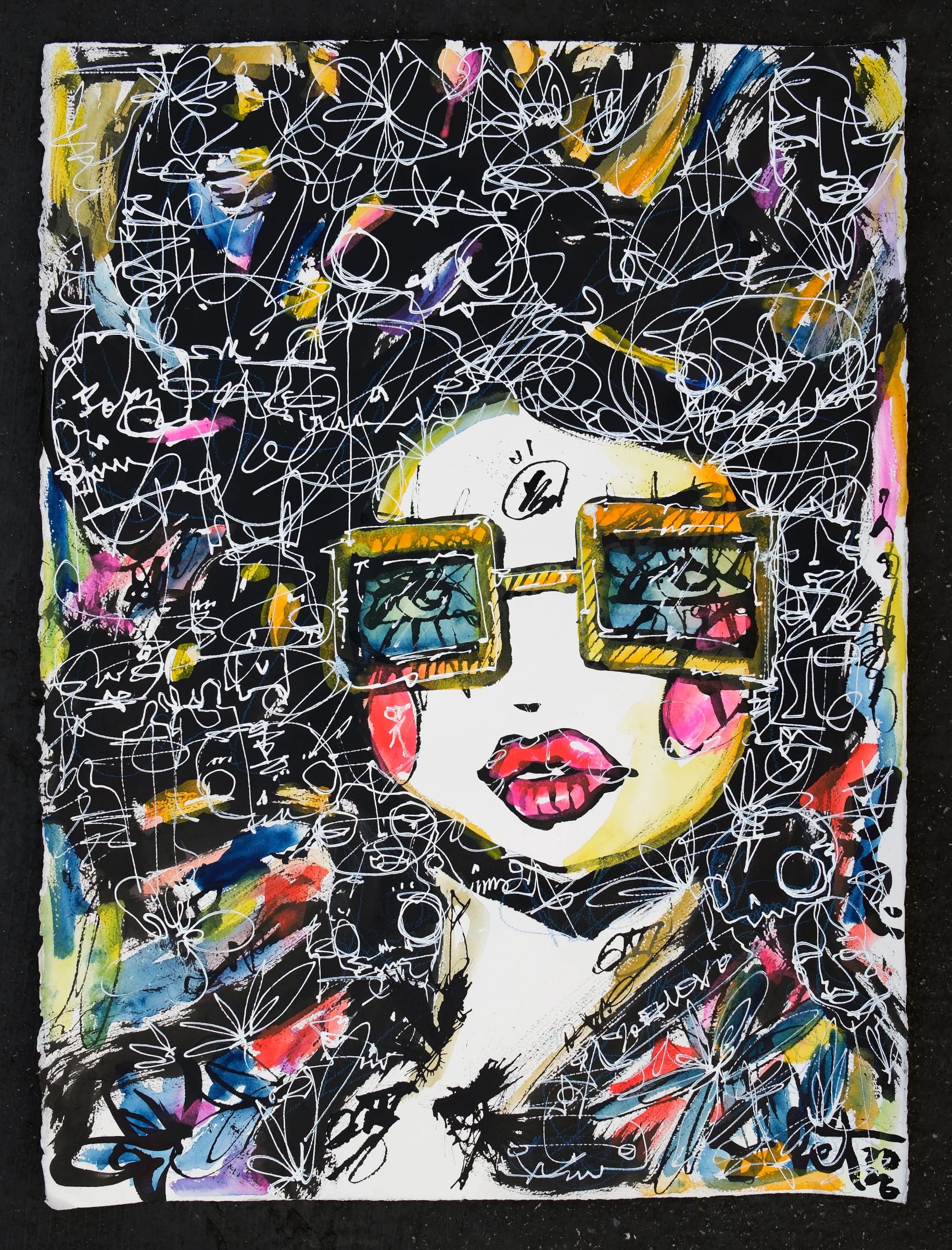 Back Home 2026 Sabet 22" x 30" Original — banner