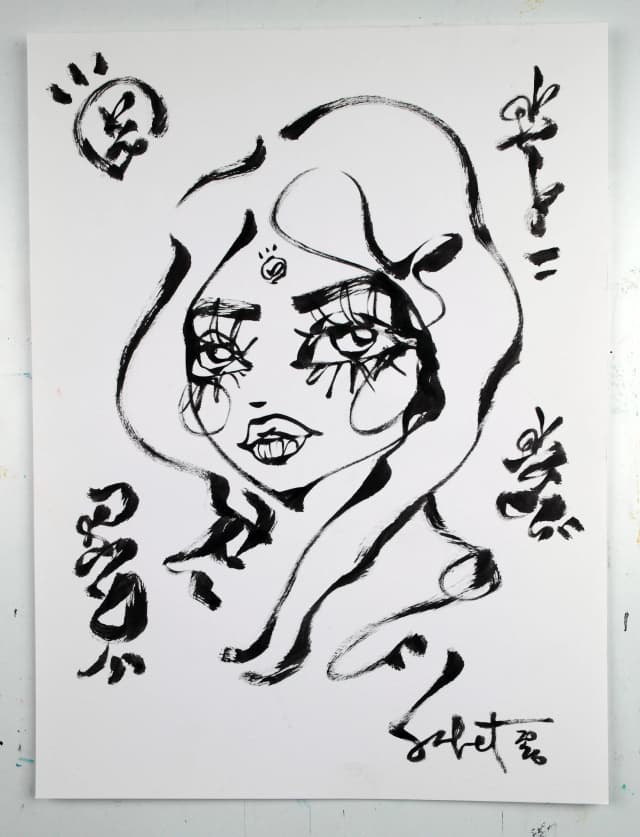 Smoothlover 2026 Sabet 9" x 12" original
