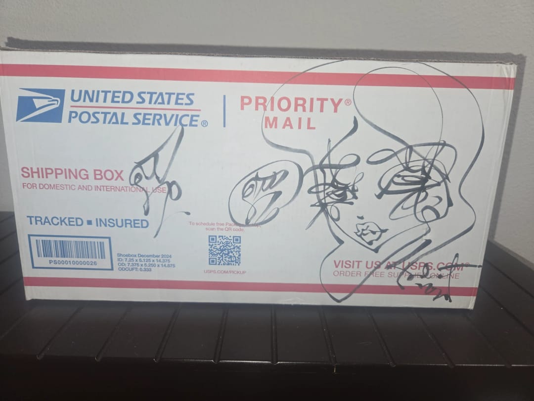 Hand Painted Sketch USPS 2026 Sabet